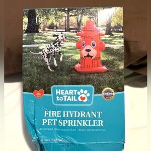 Heart to Tail Fire Hydrant Pet Sprinkler